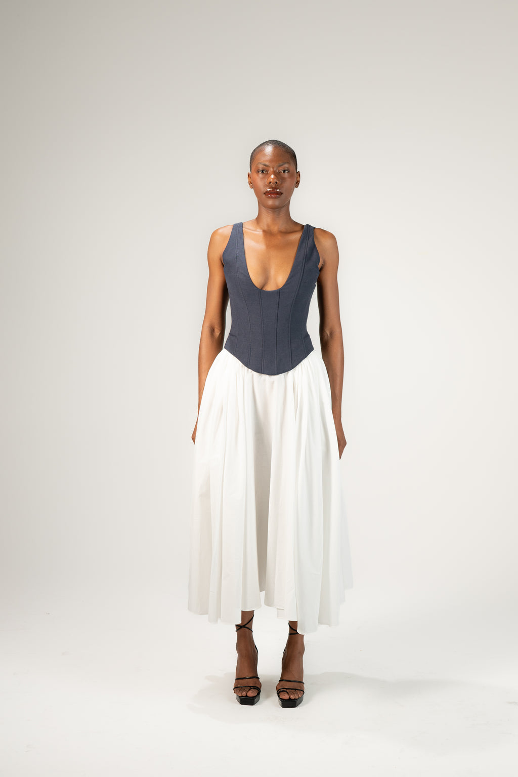 Hazel Midi Corset Dress